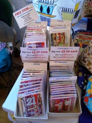 Textile Greetings cards